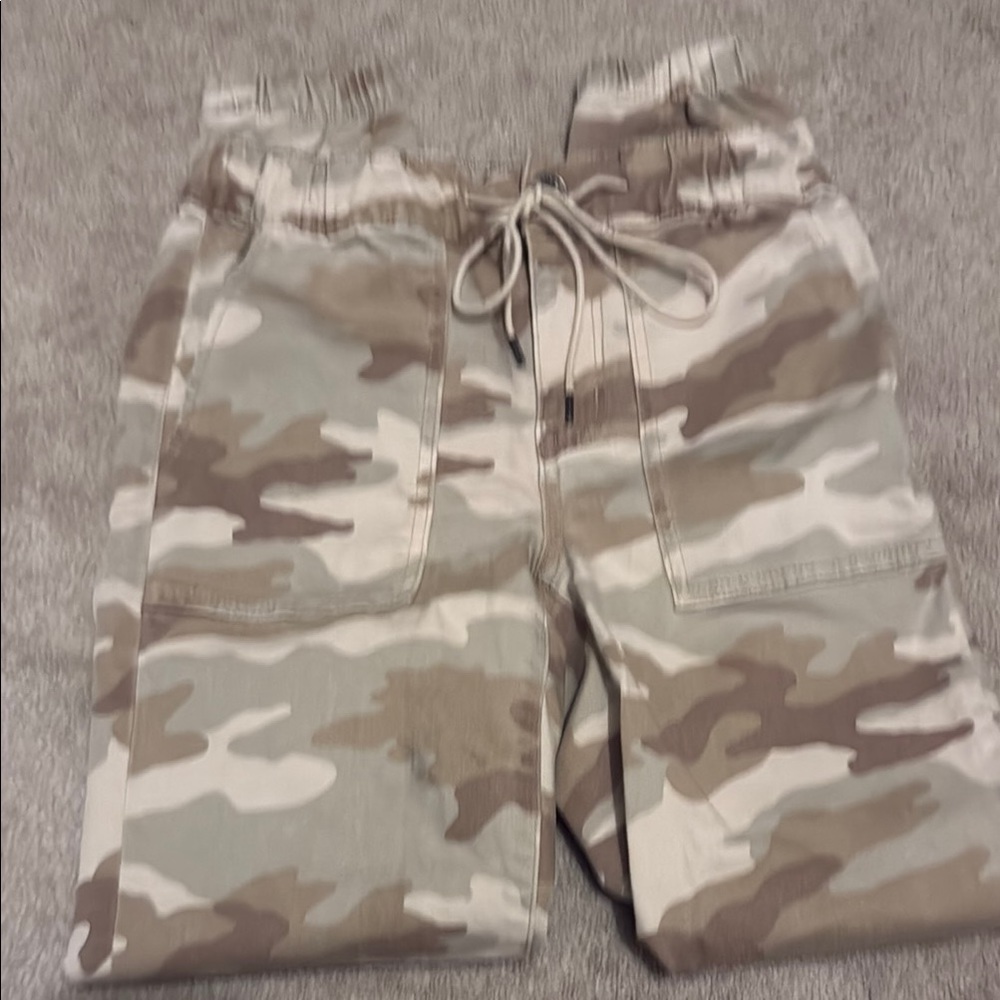 American Eagle Outfitters Tan Camouflage Pants Size 2